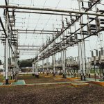 SI-COAT 570 HVIC insulator coating applied to high voltage insulators at mine-owned substation infrastructure in Africa