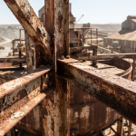 Corroded industrial steel structure showing the need for corrosion protection coating in South Africa